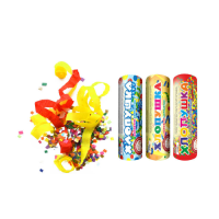 Набор ( 3конф.+3серп.) Набор хлопушек купить в Приморске Ленинградской области | primorskleningradskaya.salutsklad.ru