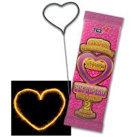 Сердечко Бенгальские огни фигурные купить в Приморске Ленинградской области | primorskleningradskaya.salutsklad.ru