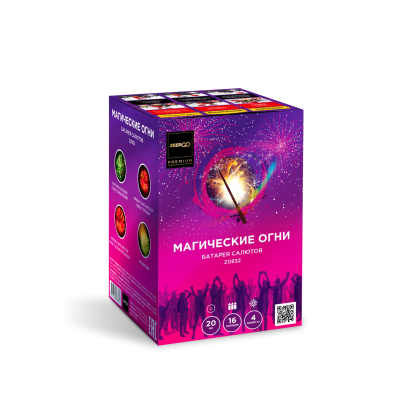 Магические огни Батарея салютов купить в Приморске Ленинградской области | primorskleningradskaya.salutsklad.ru