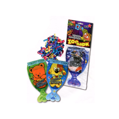 Зоопарк ТСЗ Надувная хлопушка купить в Приморске Ленинградской области | primorskleningradskaya.salutsklad.ru