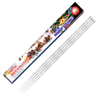 Новогодние 400-4 мм. Бенгальские огни купить в Приморске Ленинградской области | primorskleningradskaya.salutsklad.ru